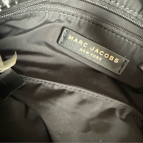 MARC JACOBS Quilted Shoulder Crossbody Bag Black Purse - Picture 12 of 15